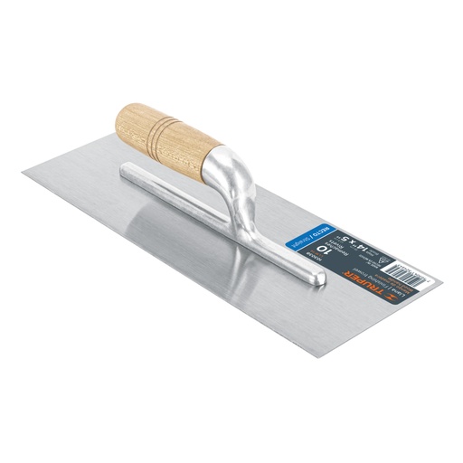 [103038] Llana 14' canto recto, 10 remaches, mango madera, TRUPER LLM-14
