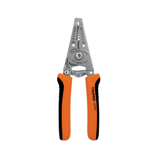 [103351] Pinza 6' pela cables, 20 a 10 AWG, TRUPER PE-CA-61