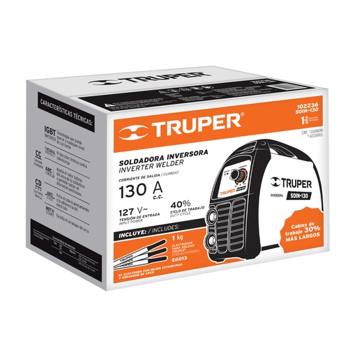 [103152] Caja de empaque de repuesto para SOIN-130, Truper CJ-SOIN-130