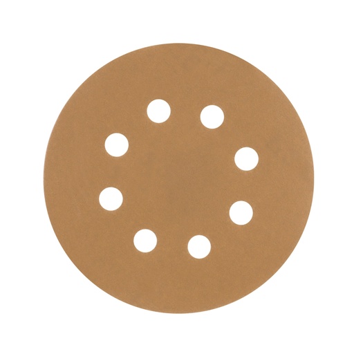 [103314] Paquete con 5 discos de lija 5' grano 220, 8 perforaciones DIRO-522