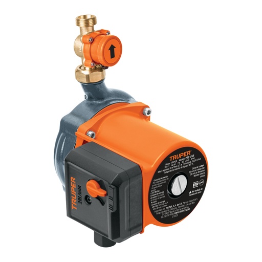 [103355] Bomba presurizadora 1/6 HP, con presión ajustable, TRUPER PRE-1/6R