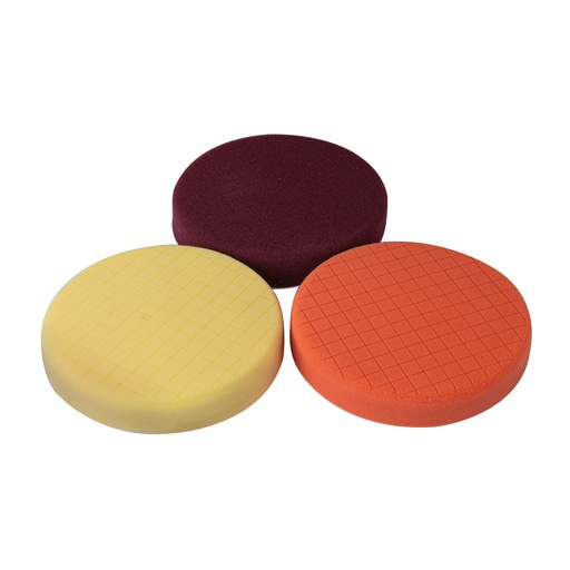 [103439] Juego de 3 esponjas para pulir de 7' hook and loop, TRUPER ES-PULA-7