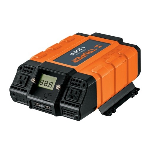 [10492] Inversor de corriente de 1500 W con puertos USB, Truper INCO-1500