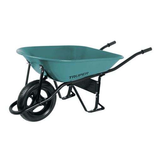 [10079] Carretilla 5 ft3 Imponchable, bastidor tubular, TRUPER CAT-15FF