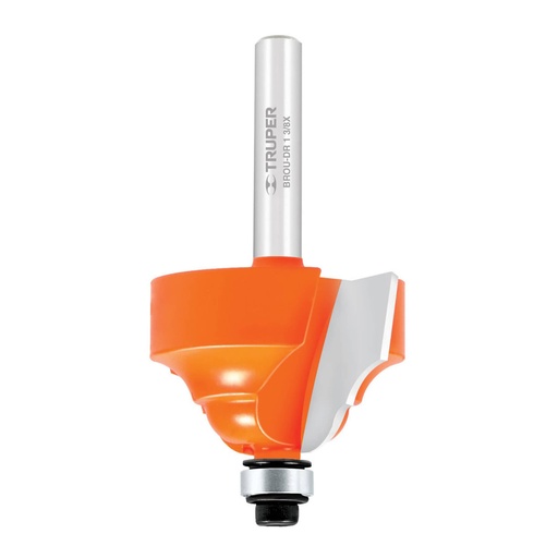 [11481] Broca para router, doble romana, 1-3/8' con balero, TRUPER BROU-DR1-3/8X