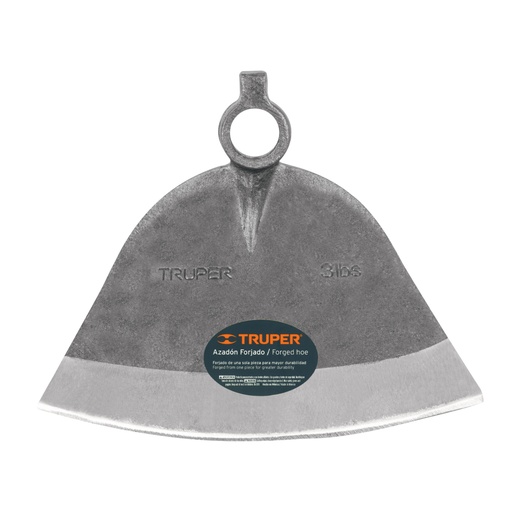 [11531] Azadón Córdoba No. 3 de 2.8 lb, sin mango, TRUPER ACO-3