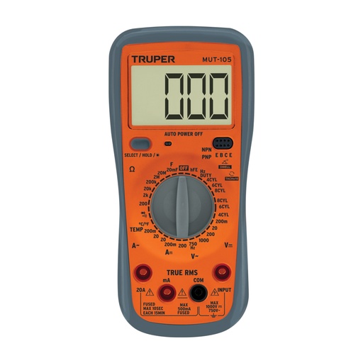 [10403] Multímetro digital para mant automotriz con RMS verdadero MUT-105