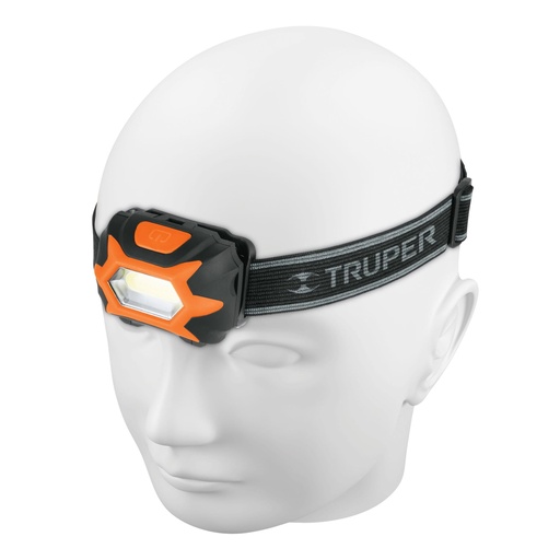 [11751] Linterna de minero LED 150 lm, de 3 pilas AAA, TRUPER LI-CA-150