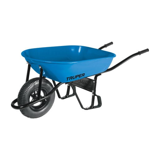 [11752] Carretilla 5.5 ft3 Neumática, bastidor tubular, TRUPER CAT-50ND