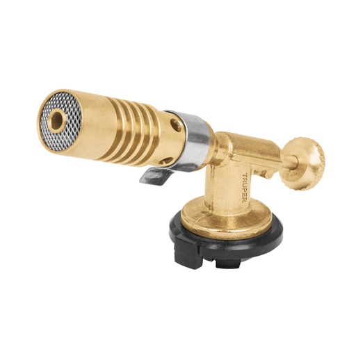 [11985] Soplete de latón, encendido manual, 1/4 de vuelta, TRUPER MECH-90