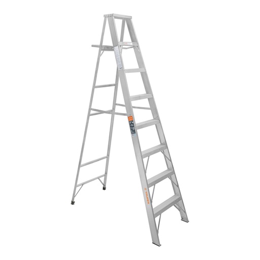 [10460] Escalera de tijera 100% aluminio tipo ll 7 peldaños, TRUPER ESTA-27