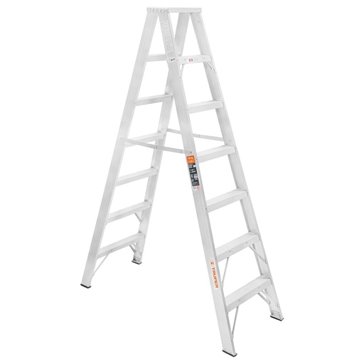 [10497] Escalera de tijera doble, tipo ll, 6 peldaños, TRUPER ESTD-26