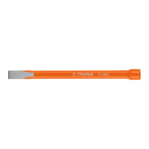 [12118] Cincel de corte frío de 1/2 X 8', TRUPER C-1/2X8