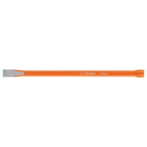 [12136] Cincel de corte frío de 5/8 X 12', TRUPER C-5/8X12