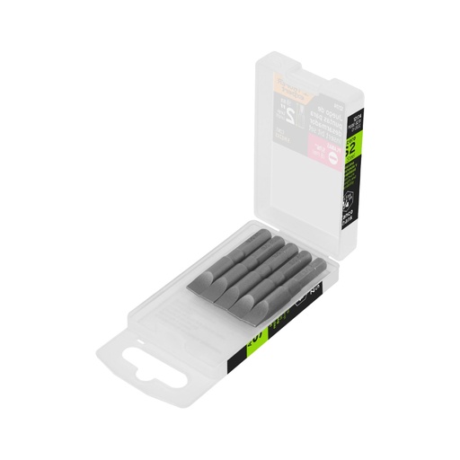 [12174] Estuche con 5 puntas planas de 5/16' largo 2', Truper Expert PUDE-3231