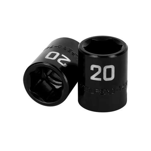 [12420] Dado cuadro 1/2' de impacto 6 puntas de 20 mm, TRUPER D-7420-M