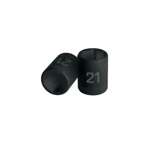 [12421] Dado cuadro 1/2' de impacto 6 puntas de 21 mm, TRUPER D-7421-M