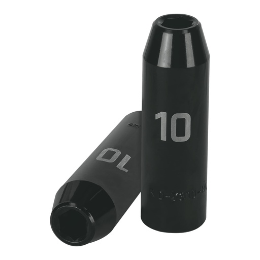 [12422] Dado largo cuadro 1/2' de impacto 6 puntas de 10 mm, TRUPER D-7310-ML