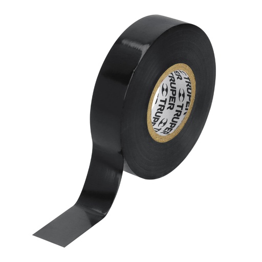 [12500] Cinta de aislar de 18 m x 19 mm, negra, TRUPER M-33