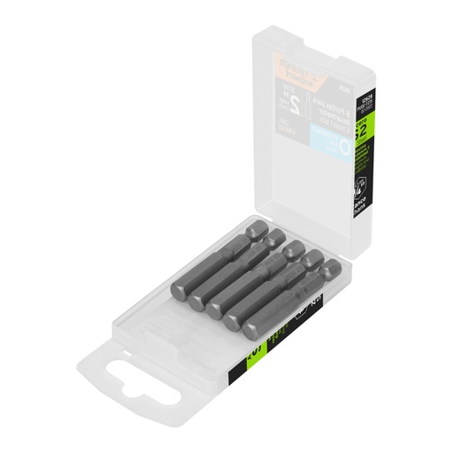 [12628] Estuche con 5 puntas hexagonales de 5/32mm largo 2', Expert PUDE-7215