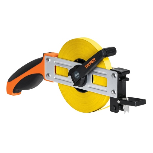 [12648] Cinta métrica larga 30 m, metálica, tipo cruceta, TRUPER CRUCE-30