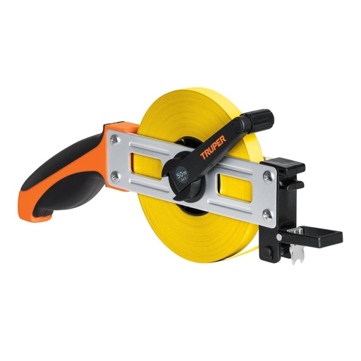 [12649] Cinta métrica larga 50 m, metálica, tipo cruceta, TRUPER CRUCE-50
