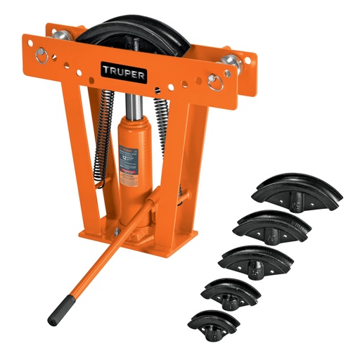 [12883] Doblador hidráulico para tubo, 12 ton, TRUPER DTH-12