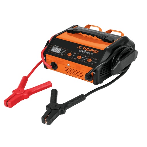 [12889] Cargador de baterías 15 A, arrancador de 75A, 6V/12V, TRUPER CARBA-50X