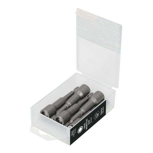 [12942] Estuche con 5 dados magnéticos de 5/16' largo 2-1/2', EXPERT PUDE-9031