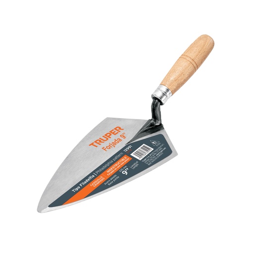[12991] Cuchara para albañil 9' forjada tipo Filadelfia, TRUPER CT-9