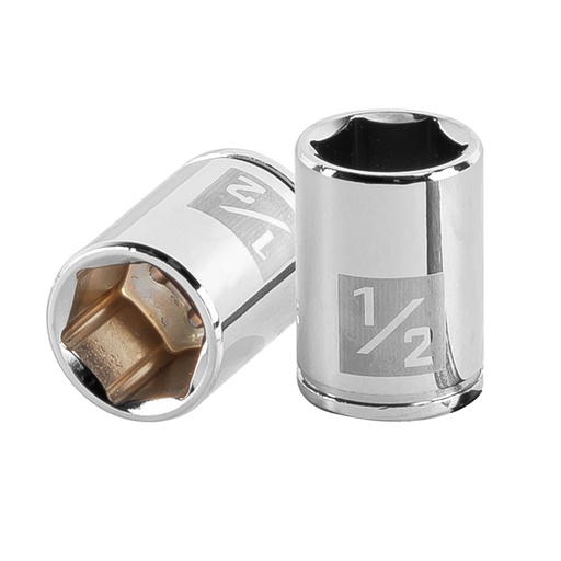 [13162] Dado de 1/2', 6 puntas, cuadro 1/4', TRUPER D-1416