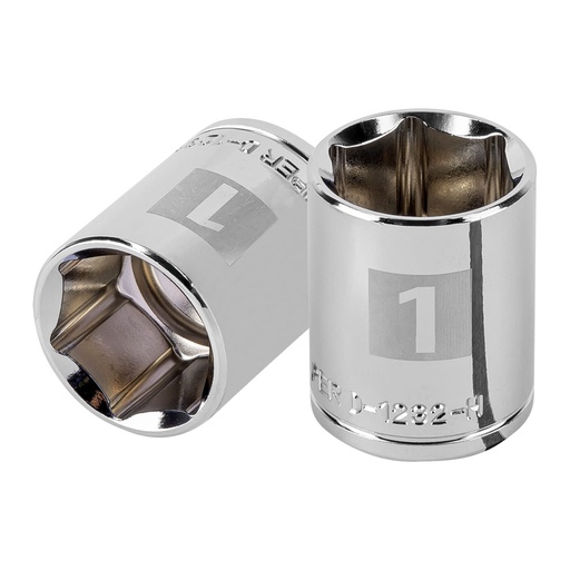 [13240] Dado de 1', 6 puntas, cuadro 1/2', TRUPER D-1232-H