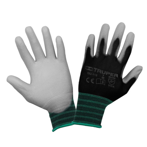 [13291] Guantes de nylon recubiertos de poliuretano, M, TRUPER GU-112