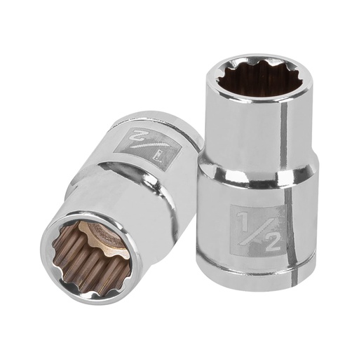 [13302] Dado de 1/2', 12 puntas, cuadro 1/2', TRUPER D-1216