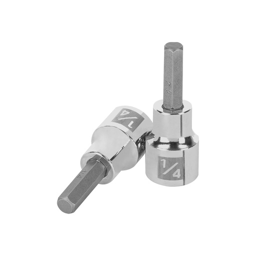 [13465] Dado punta hexagonal de 1/4', cuadro 3/8', TRUPER D-4990-1/4