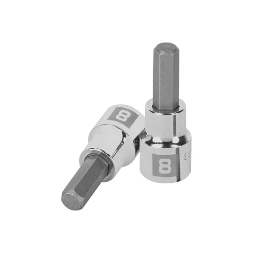 [13489] Dado punta hexagonal de 8 mm, cuadro 3/8', TRUPER D-4990-8M