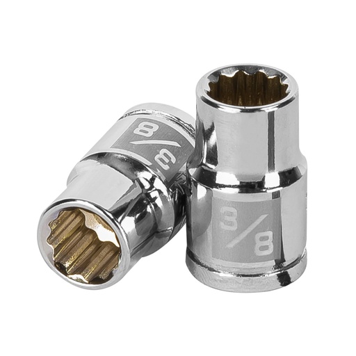 [13582] Dado de 3/8', 12 puntas, cuadro 3/8', TRUPER D-3812