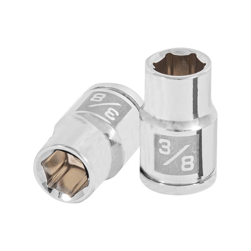 [13607] Dado de 3/8', 6 puntas, cuadro 3/8', TRUPER D-3812-H