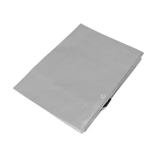 [10770] Lona de polietileno reforzada 1.5x2 m, gris, 180g/m2, TRUPER LT-152