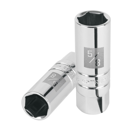[13655] Dado para bujías de 5/8', 6 puntas, cuadro 3/8', TRUPER D-3820-B