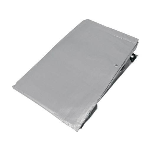 [10774] Lona de polietileno reforzada 4 x 7 m, gris, 180g/m2, TRUPER LT-47