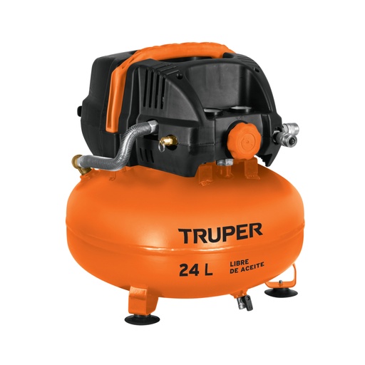 [13830] Compresor libre de aceite, 24L, 2-2/3HP, 127V, TRUPER COMP-24S