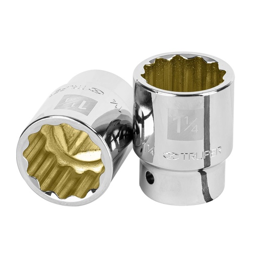 [13858] Dado de 1-1/4', 12 puntas, cuadro 3/4', TRUPER D-3440