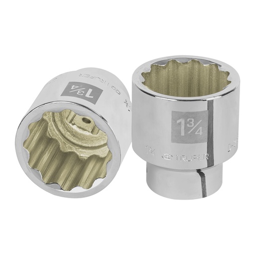 [13866] Dado de 1-3/4', 12 puntas, cuadro 3/4', TRUPER D-3456