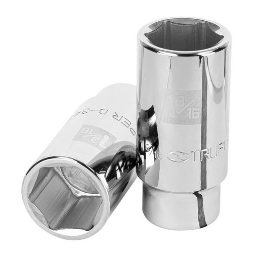 [13886] Dado largo de 1-3/16', 6 puntas, cuadro 3/4', TRUPER D-3438-HL