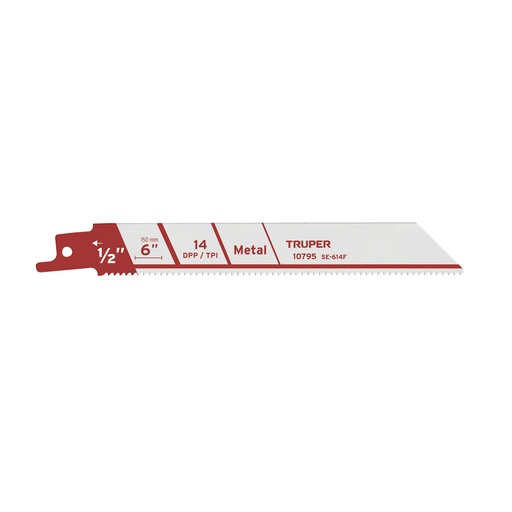 [10795] Blíster con 2 seguetas sierra sable 6' 14 DPP para metal SE-614F