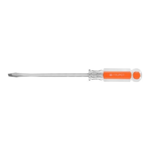 [14095] Desarmador plano 1/4 x 6' barra cuadrada mango acetato DC-1/4X6