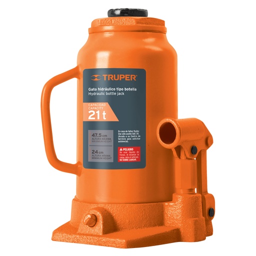 [14822] Gato hidráulico de botella de 21 Ton, TRUPER GAT-20