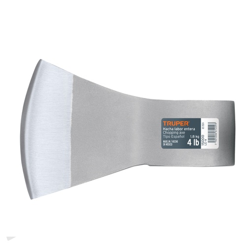 [15000] Hacha labor entera 4 lb, sin mango, TRUPER LE-4
