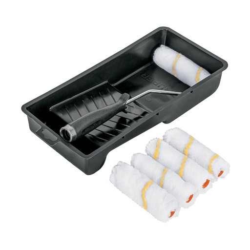 [15023] Kit de rodillo para pintar, 4' (maneral, charola y 5 felpas) KIT-ROPI-420N